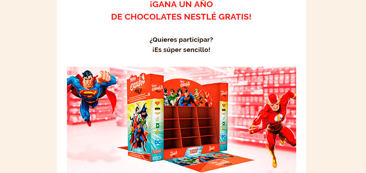 Gana un año de chocolates Nestlé gratis