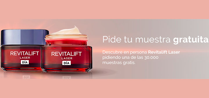 Muestras gratis de Revitalift Laser