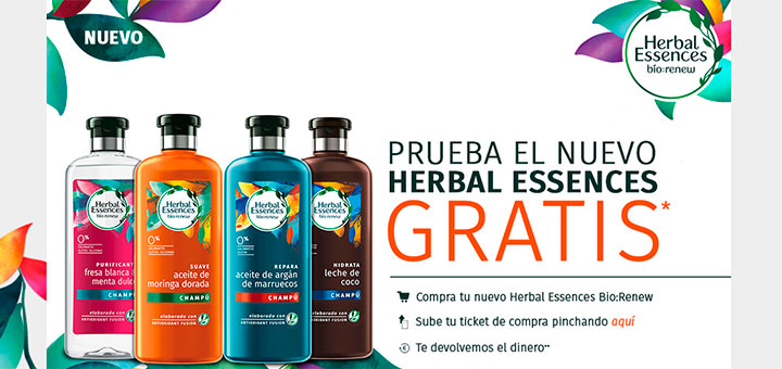 Prueba gratis el nuevo Herbal Essences