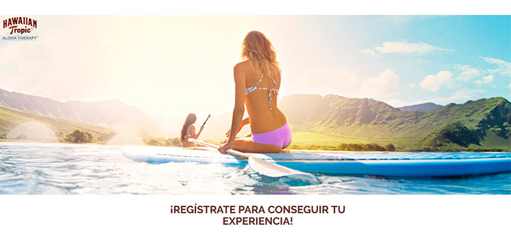 Consigue una experiencia con Hawaiian Tropic