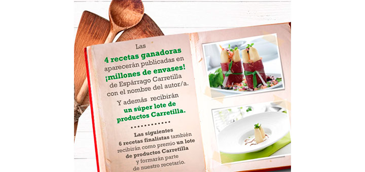 Crea una receta y consigue un lote de productos Carretilla