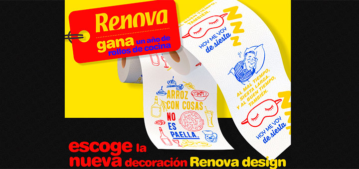 Gana un año de rollos de cocina con Renova