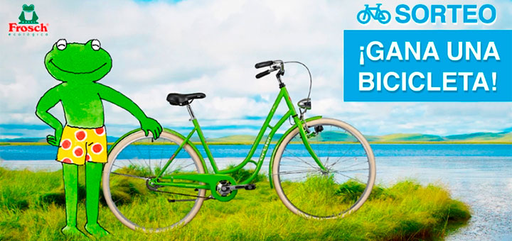Gana una bicicleta con Frosch ecológico