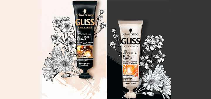 Muestras gratis de mascarillas Gliss