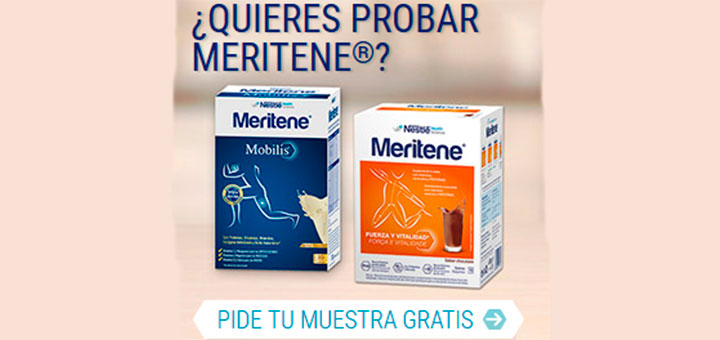 Prueba gratis Meritene Mobilis y Meritene Fuerza y Vitalidad