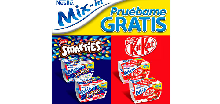 Prueba gratis Mix-In de Nestlé