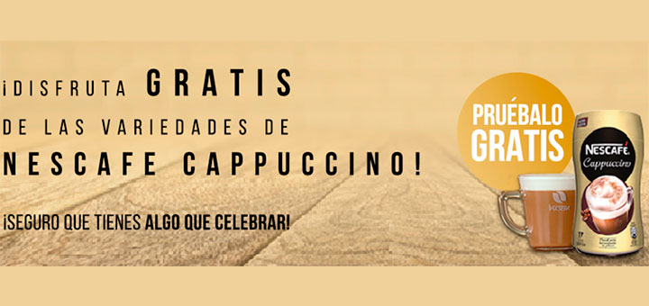 Prueba gratis Nescafé Cappuccino