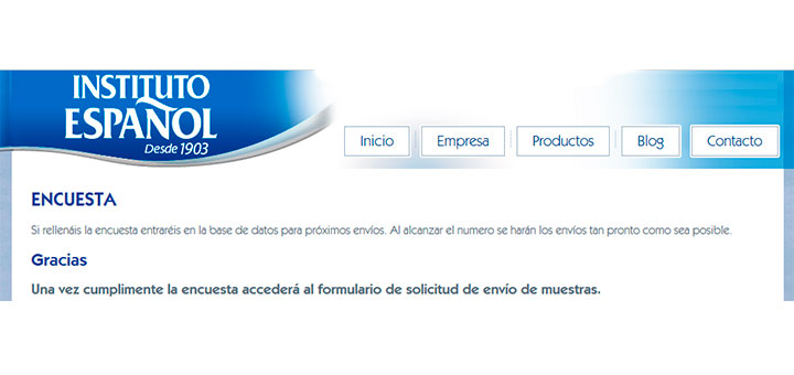 Reparten muestras gratis de Instituto EspaƱol