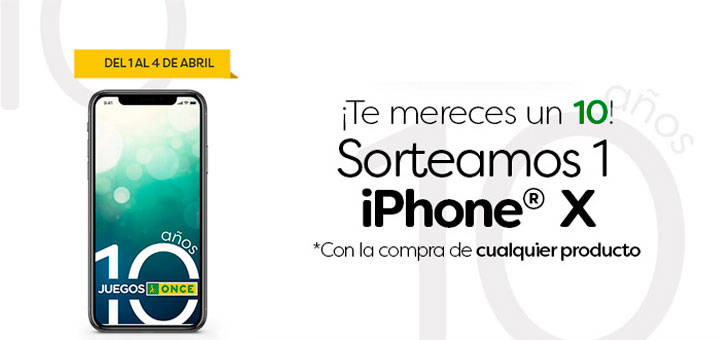 Juegos Once sortea 1 iPhone X