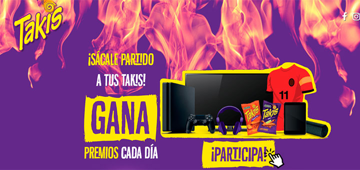 Gana premios cada día con Takis