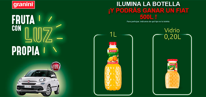 Gana un Fiat 500 con Granini