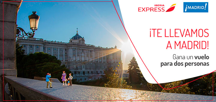 Iberia Express sortea 1 vuelo a Madrid