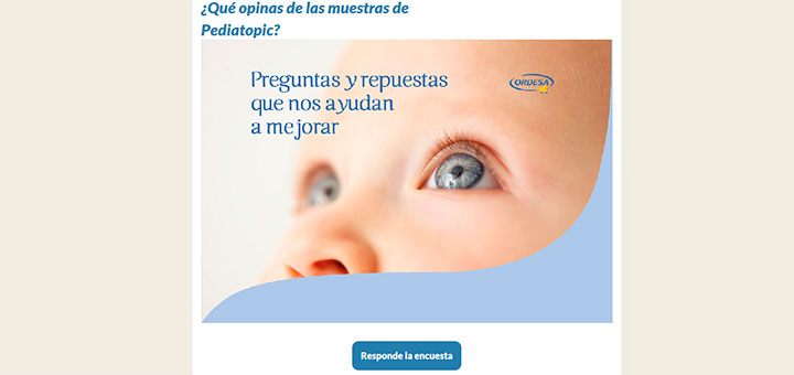 Ordesa reparte muestras gratis de Pediatopic