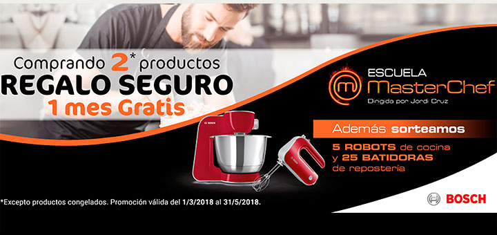 Regalo seguro de Escuela MasterChef con Dr. Oetker