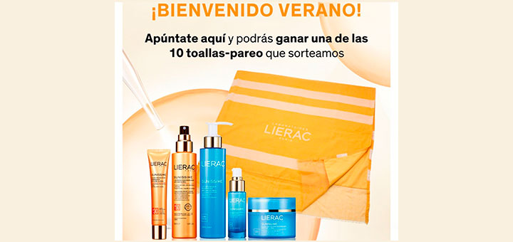 Lierac sortea 10 toallas-pareo