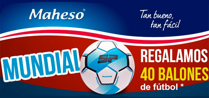 Maheso regala 40 balones de fútbol