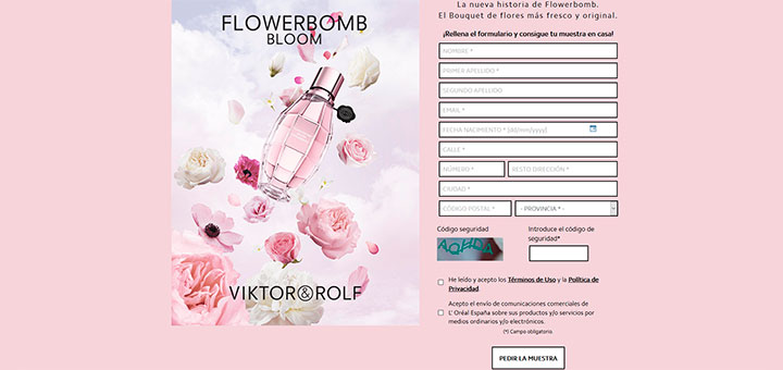 Muestras gratis de la fragancia Viktor & Rolf