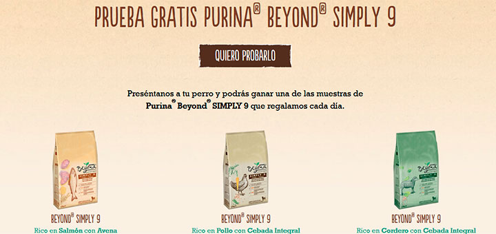 Prueba gratis Purina Beyond Simply 9