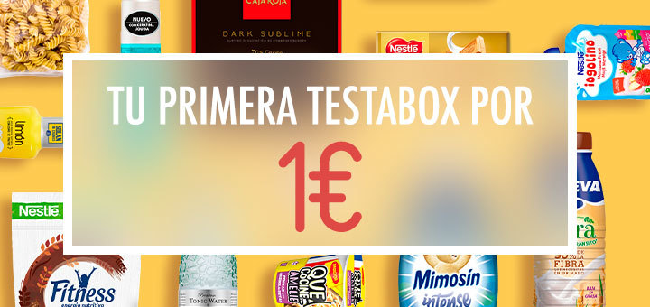 Recibe tu primera Testabox por 1€