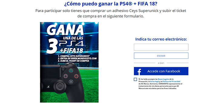 Gana un PS4 con Ceys Superunick