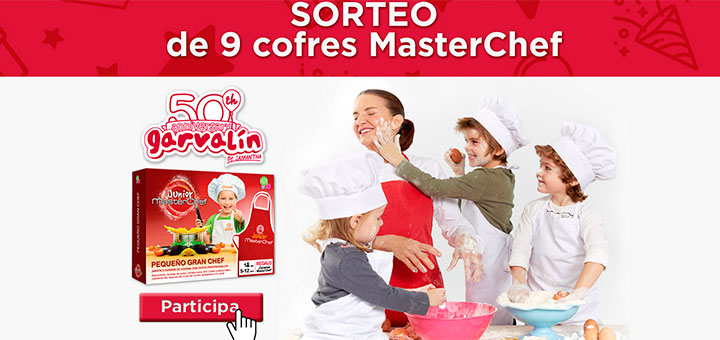 Garvalín sortea 9 cofres MasterChef