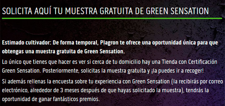 Muestras gratis de Green Sensation