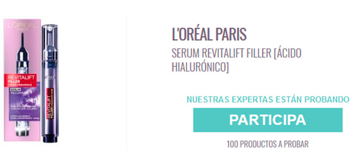 Prueba gratis Serum Revitalift Filler