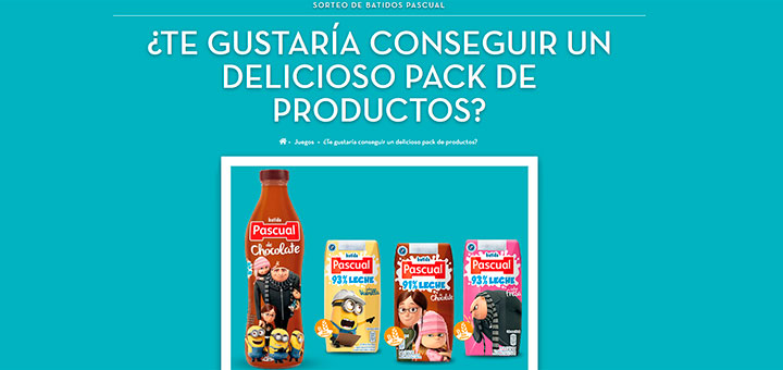 Consigue un pack de productos Pascual