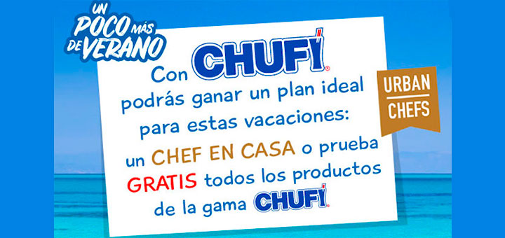 Gana una cena o Chufi gratis