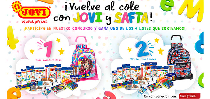 Jovi y Safta sortea 4 lotes de productos