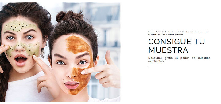 Muestras gratis de Exfoliantes Azúcares Suaves