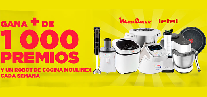 Vileda reparte más de 1.000 premios y un robot de cocina Moulinex cada semana