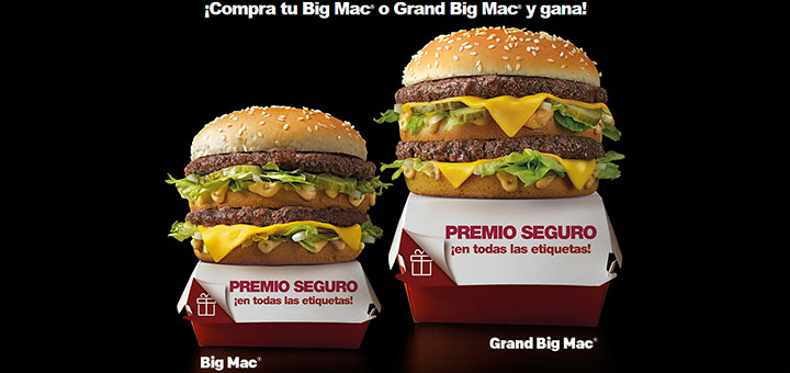 Consigue premio seguro con McDonald's