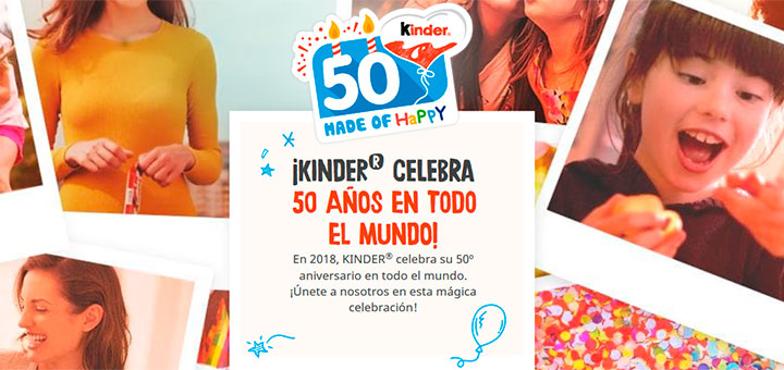 Consigue una experiencia con Kinder