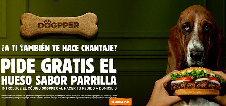 Pide gratis el Hueso Sabor Parrilla en Burger King