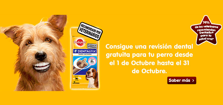 Revisión dental gratis para tu perro con Pedigree