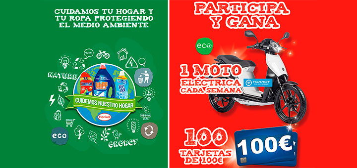 Sortean 1 moto cada semana y 100 tarjetas de 100€