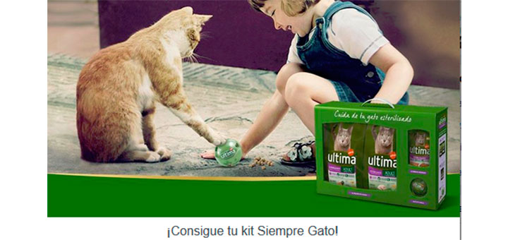 Consigue gratis un kit Ultima