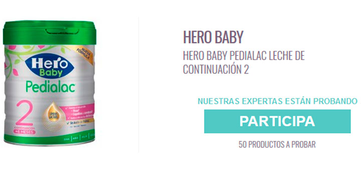 Dan a probar gratis Hero Baby Pedialac