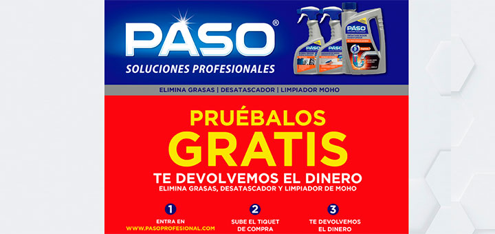 Dan a probar gratis productos Paso