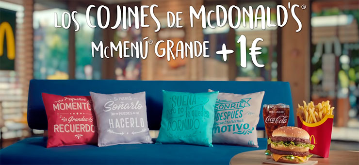 Llegan los cojines de McDonald's a 1€