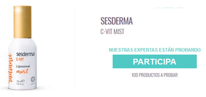 Prueba gratis C-Vit Mist de Sesderma