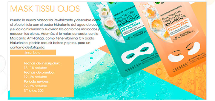 Prueba gratis Mask Tissu Ojos