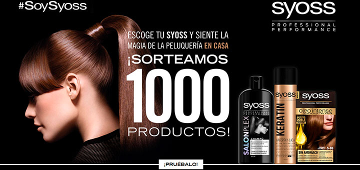 Sortean 1.000 productos Syoss