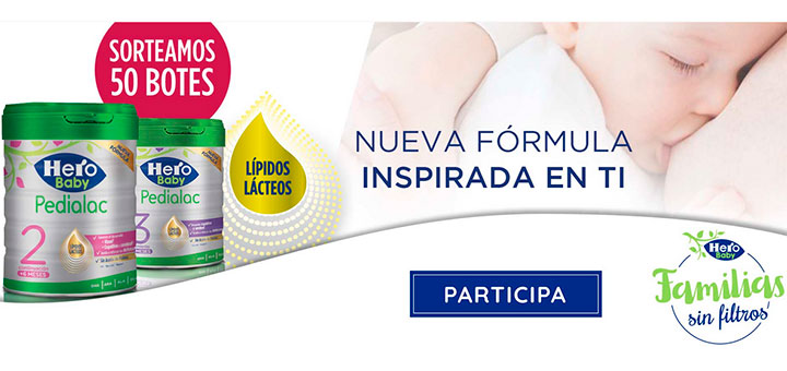 Sortean 50 botes de Hero Baby Pedialac