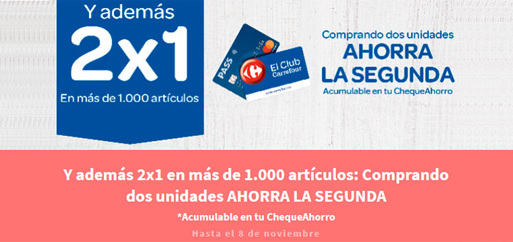 2x1 en Carrefour