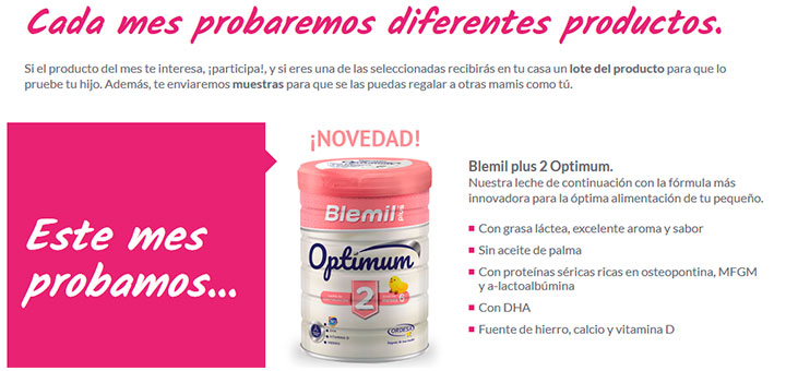 Dan a probar gratis Blemil plus 2 Optimum - Muestras Gratis Y Chollos