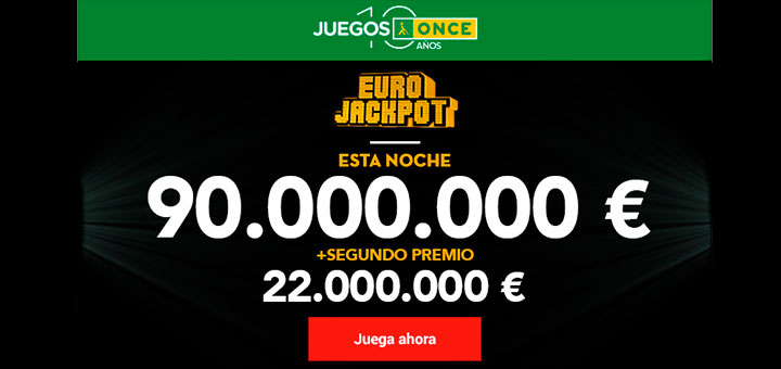 Esta noche reparten 112.000.000 € en botes del Eurojackpot