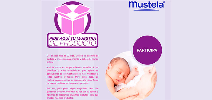 Muestras gratis de productos Mustela