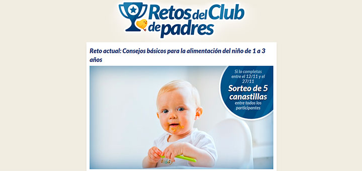 Sortean 5 canastillas con los Retos del Club de Padres